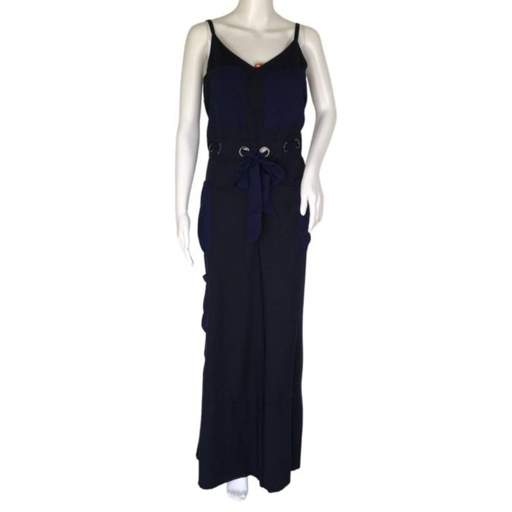 NWT Desigual Women's Jumpsuit Navi Blue Color Sz M